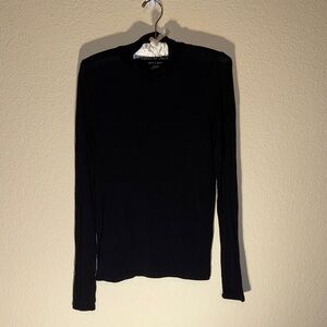 American Eagle Outfitters Classic Slim Turleneck Black Long Sleeve Tee